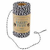 black and white stripe striped baker's twine string bakers uk cute kawaii packaging supplies materials present wrapping gift wrap yard decorative