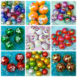 JUMBO Acrylic CHRISTMAS Beads 15mm/16mm