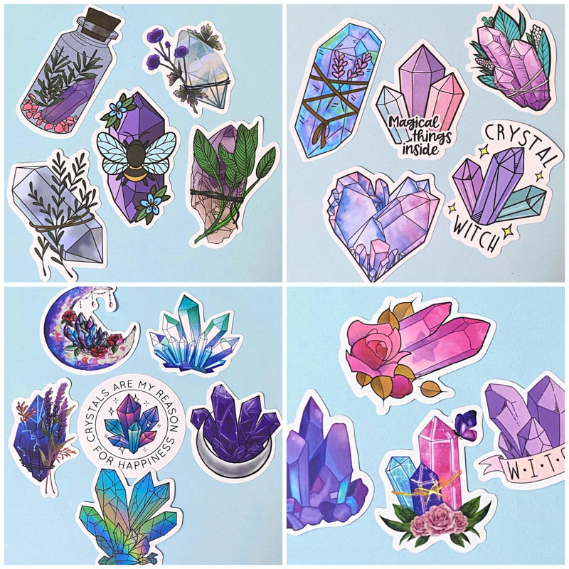 Crystal - Printable stickers