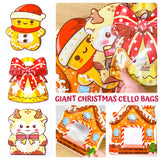 christmas festive deer baby deers plants flower flowers foliage green brown red white uk cute kawaii stationery supplies shop store planner addict holographic holo rainbow foil foiled pretty sheet sheets pack