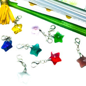 Just 20p! Star Glass Planner Charm with Clip #P1