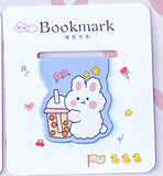 Just 99p! ANIMAL Magnetic BOOKMARK- BUNNY BEAR PUPPY or CAT (18 Designs)