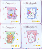 cute kawaii sweet magnetic bookmark bookmarks animal animals spring gift gifts uk stationery present easter bunny rabbit rabbits bear bears white brown cat cats kitty