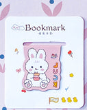 Just 99p! ANIMAL Magnetic BOOKMARK- BUNNY BEAR PUPPY or CAT (18 Designs)
