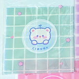 BEAR & BUNNY Small Cellophane Bags Set of 10 70mm x 70mm