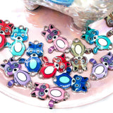 75% OFF Enamel RACCOON Connector Charm *seconds
