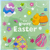 happy easter spring bunny rabbit chick chicks egg eggs large cello cellophane bag bags set packaging supplies uk cute kawaii pretty floral flowers pink green lilac purple mint rabbit rabbits bunnies plastic
