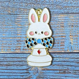 On offer! ALICE THEMED Gold Tone Large Enamel Charm