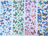 bargain sticker stickers sheet sheets holo holographic clear plastic transparent stationery butterfly butterflies key keys garden flower flowers bloom blossom letters alpha alphabet numbers gem gems gemstones crystal crystals uk cute kawaii stationery shop store purple lilac yellow green peach pink red orange bright green