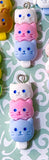 animal tower towers tsum tsums cute kawaii charm charms resin pendant pendants uk craft supplies shop cat cats kitty dog dogs puppy frog frogs green pink blue white yellow brown bunny bunnies rabbit rabbits