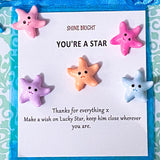 MENTAL HEALTH gift gifts kindness random acts of raok uk gifts shop store kawaii cute pocket hug hugs star you are a you're starfish seahorse puppy dog dogs mermaid mermaids cat cats bunny rabbit rabbits butterfly butterflies chick chicks easter spring present fun pretty little resin keepsake