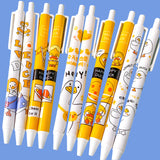 kawaii happy duck yellow and white ducks duckling spring fun pretty pen pens gift gifts present easter planet planets space hey bird birds black gel fineline fine line bright colourful stationery uk planner addict shop store