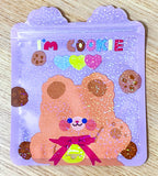 jumbo big large plastic re-sealable bag bags cello gift gifts holo holographic resealable party favour sweet candy easter spring bunny rabbit bear bears uk packaging supplies present glitter glittery