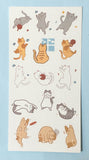 CATS & DOGS Matte Flat Large Sticker Sheet/Pack -3 Choices