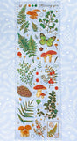 gold foil foiled holo holographic stickers sticker clear plastic sheet butterflies butterfly flower flowers floral fern mushroom mushrooms pretty spring blooms blossom bright colourful uk stationery planner supplies cute kawaii