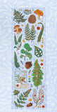 gold foil foiled holo holographic stickers sticker clear plastic sheet butterflies butterfly flower flowers floral fern mushroom mushrooms pretty spring blooms blossom bright colourful uk stationery planner supplies cute kawaii