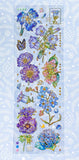 gold foil foiled holo holographic stickers sticker clear plastic sheet butterflies butterfly flower flowers floral fern mushroom mushrooms pretty spring blooms blossom bright colourful uk stationery planner supplies cute kawaii