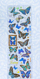 BARGAIN GOLD HOLO Holographic FOIL STICKERS Flowers Mushrooms Butterflies & Ferns