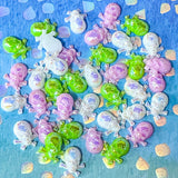skull iridescent ab shimmer pearl pearls skulls flatback fb flat back fbs acrylic small mini white lilac green halloween spooky embellishment embellishments uk cute kawaii craft supplies shop store spooky