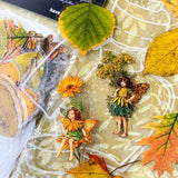 autumn leaf leaves beautiful sticker stickers plastic shiny sparkly holo holographic bottle bottles jar jars uk cute kawaii stationery fairy fairies magic magical fairytale woodland forest pack set planner supplies shop store uk