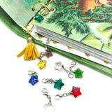 Just 20p! Star Glass Planner Charm with Clip #P1