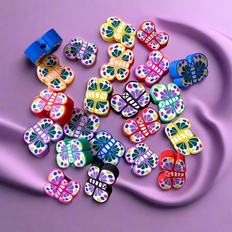 butterfly butterflies bead beads poly polymer clay fimo cute kawaii uk craft supplies shop store