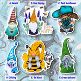 gnome gnomes gonk gonks christmas summer flat back fb fbs planar planars bee bees wizard teal sunflower sunflowers hat hats yellow blue uk cute kawaii craft supplies embellishments flatback be happy kind