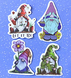 gnome gnomes gonk gonks laptop large sticker stickers christmas butterfly magic mystical set bundle uk cute kawaii stationery bundles colourful mushroom xmas animals penguin sloth frog toad elephant fox flower flowers floral sets