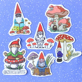 gnome gnomes gonk gonks laptop large sticker stickers christmas butterfly magic mystical set bundle uk cute kawaii stationery bundles colourful mushroom xmas animals penguin sloth frog toad elephant fox flower flowers floral sets
