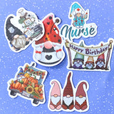 gnome gnomes gonk gonks laptop large sticker stickers christmas butterfly magic mystical set bundle uk cute kawaii stationery bundles colourful mushroom xmas animals penguin sloth frog toad elephant fox flower flowers floral sets