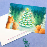 Kawaii Squirrel Exclusive Postcard - FOREST CHRISTMAS (traditional)