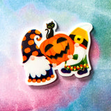 halloween festive christmas easter festival large planar resin acrylic flat back fb fbs flatback flatbacks gnome gnomes gonk gonks uk cute kawaii craft supplies pumpkin black cat candy cane let it be easter egg eggs spider wed