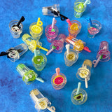 cute kawaii fruit drink drinks cup straw acrylic plastic charm charms fruit fruits kiwi orange raspberry banana lemon panda straws uk craft supplies