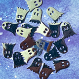 ghost stainless steel silver silvery charm charms pendant pendants metal white uk cute kawaii craft supplies jewellery making shop 12mm halloween ghosts