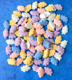 fluffy cloud clouds resin flatback flat back backs fb fbs uk cute kawaii craft supplies embellishment pink blue white lilac yellow