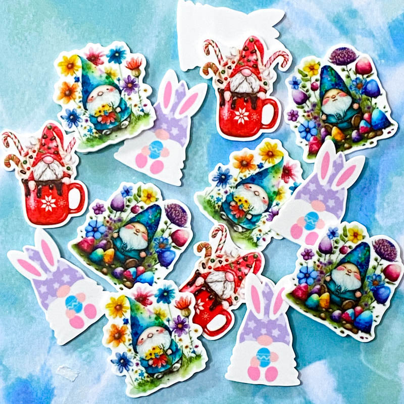 cute kawaii gnome gnomes gonk gonks planar planars flatback flat back fb fbs embellishment embellishments uk craft supplies floral flowers mushroom mushrooms easter bunny red santa christmas cocoa chocolate drink mug planars