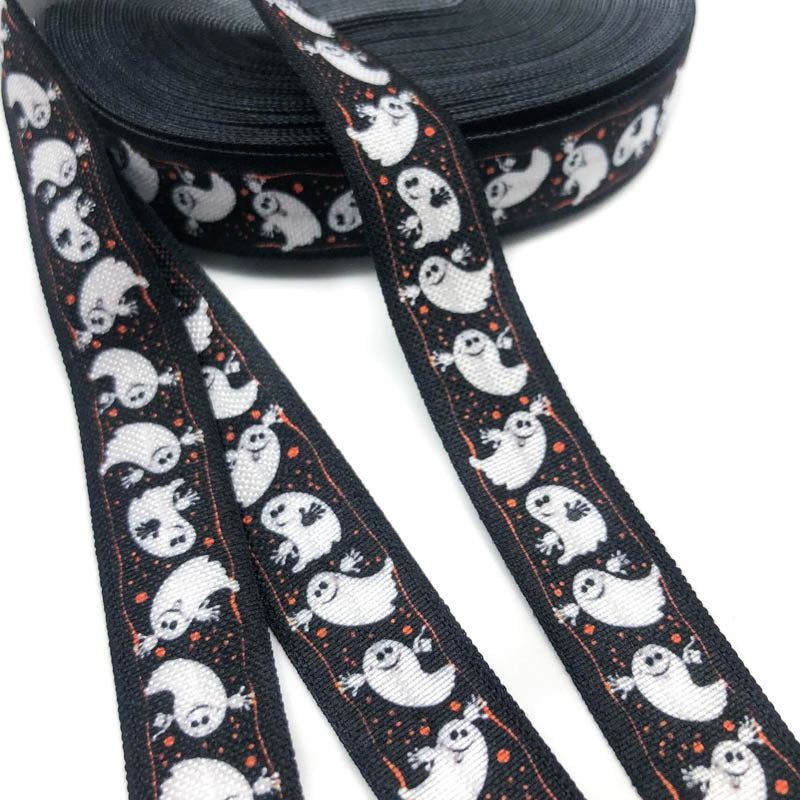 Limited ELASTIC RIBBONS BUNDLE- 🎃 HALLOWEEN (B)🎃 7 Yards