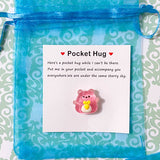 pocket hug hugs cute kawaii anxiety kindness mental health gift gifts little stocking filler fillers kids frog cat penguin bear puppy fun pretty present ideas