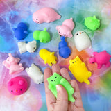 pocket squishy squishies play toy fidget stress relief cat dog animal animals stocking fillers uk cute kawaii gift gifts shop bear elephant turtle seal polar pig dog puppy cats kids child's penguin