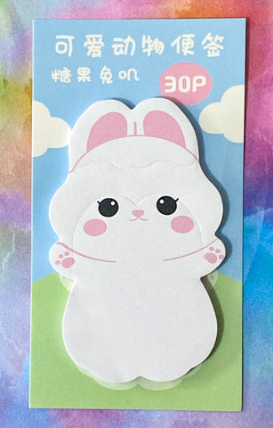 kawaii sticky memo memos pad note notes animal cute kawaii sheep lamb dog puppy penguin corgi cat kitten kitty rabbit bunny bunnies bear bears uk stationery stocking filler fillers gift gifts