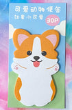 kawaii sticky memo memos pad note notes animal cute kawaii sheep lamb dog puppy penguin corgi cat kitten kitty rabbit bunny bunnies bear bears uk stationery stocking filler fillers gift gifts