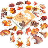 Last few- just £1.90! Autumn Woodland Sticker Flakes Mini Box of 46