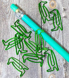 penguin bright deep green christmas stocking filler paper clip jumbo big large penguins clips uk stationery shop stocking filler fillers gift gifts metal shaped