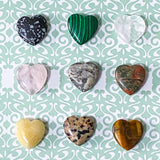 Sale! GEMSTONE LITTLE HEART Worry Stones Pocket Hug