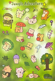 cute kawaii sticker stickers season seasons autumn winter spring summer stationery sheet sheets pack uk planner addict animal animals snow jungle cherry blossom bunny bear pig cat