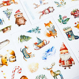 CHRISTMAS SEALS Sticker Sheets WOODLAND Theme