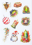 CHRISTMAS SEALS Sticker Sheets WOODLAND Theme