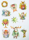 CHRISTMAS SEALS Sticker Sheets WOODLAND Theme