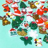 festive resin acrylic flatback flat back backs fb fbs embellishment uk cute kawaii craft supplies shop store christmas red white green candy cane house santa sleigh snowflake tree trees star rudolph present angel fun bundle bargain save