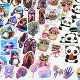 cute kawaii penguin penguins laptop glossy sticker stickers pack big large uk stationery gift gifts shop store colouful animal animals ghost ghosts halloween spooky skull cute panda pandas cat cats owl owls set bundle